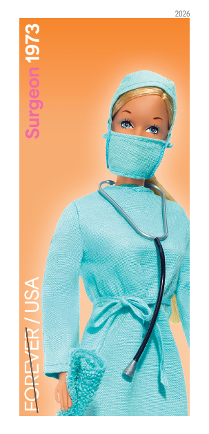 2026 Barbie® Stamps | Tool Stamps US Postage Stamps