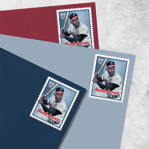 2024 Hank Aaron Stamps - Forever Stamps